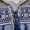 River island Rozmiar 12 (38) Kolor Fioletowy Keyhole Crew Neck Bluzka Długi rękaw