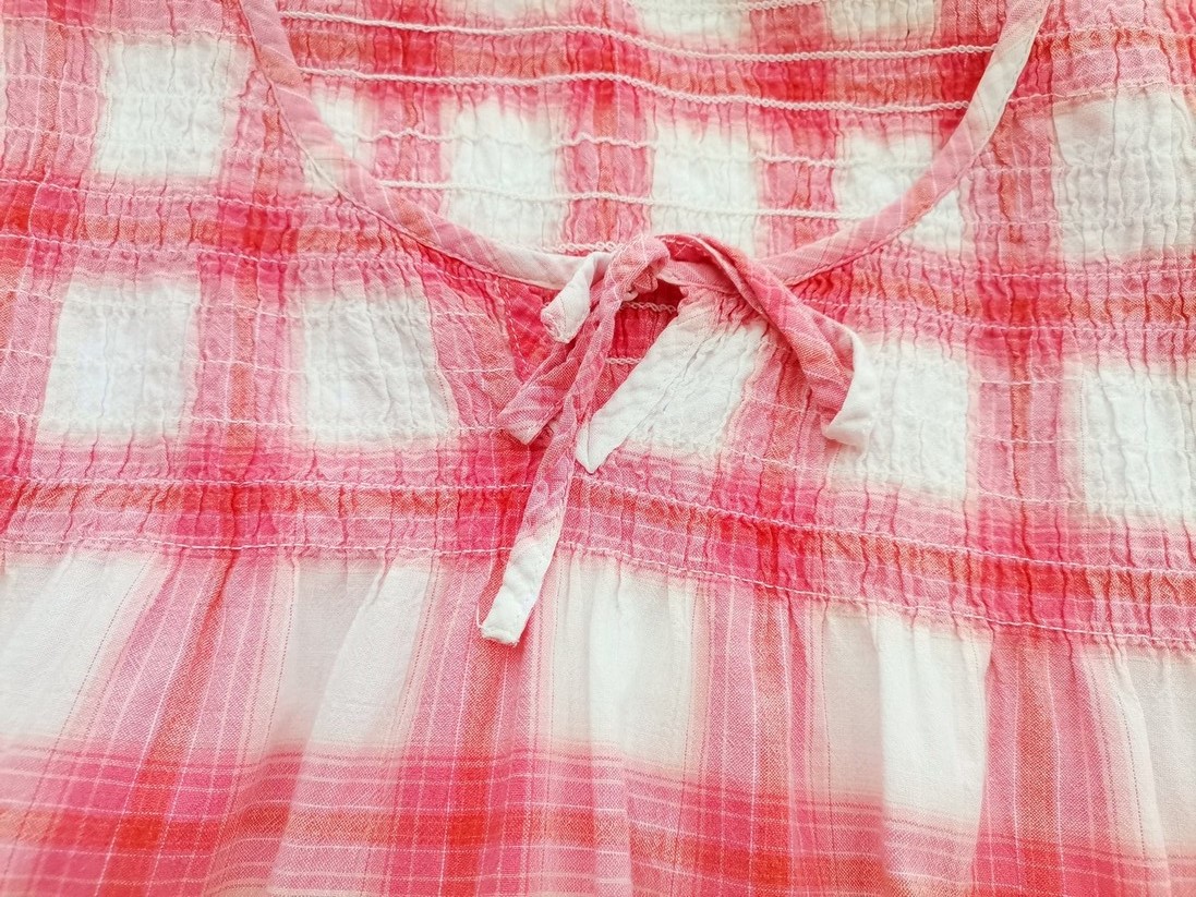 Vintage Rozmiar 42/44 Kolor Różowy Krata Okrągły dekolt Tunika Bluzka Rękaw 3/4 Vintage Rozmiar 42/44 Kolor Różowy Krata Okrągły dekolt Tunika Bluzka Rękaw 3/4