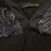 Zara Rozmiar M Kolor Czarny W serek Sukienka A-Line Bezrękawnik Midi Materiał Jedwab 100%