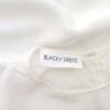 BLACKY DRESS Rozmiar 42 Kolor Biały Crew Neck Tunika Bluzka Krótki rękaw Materiał Wiskoza