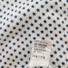 Italy Rozmiar 46/48 Kolor Biały Geometryczny Split Crew Neck Tunika Popover Bluzka Rękaw 3/4 Materiał Wiskoza