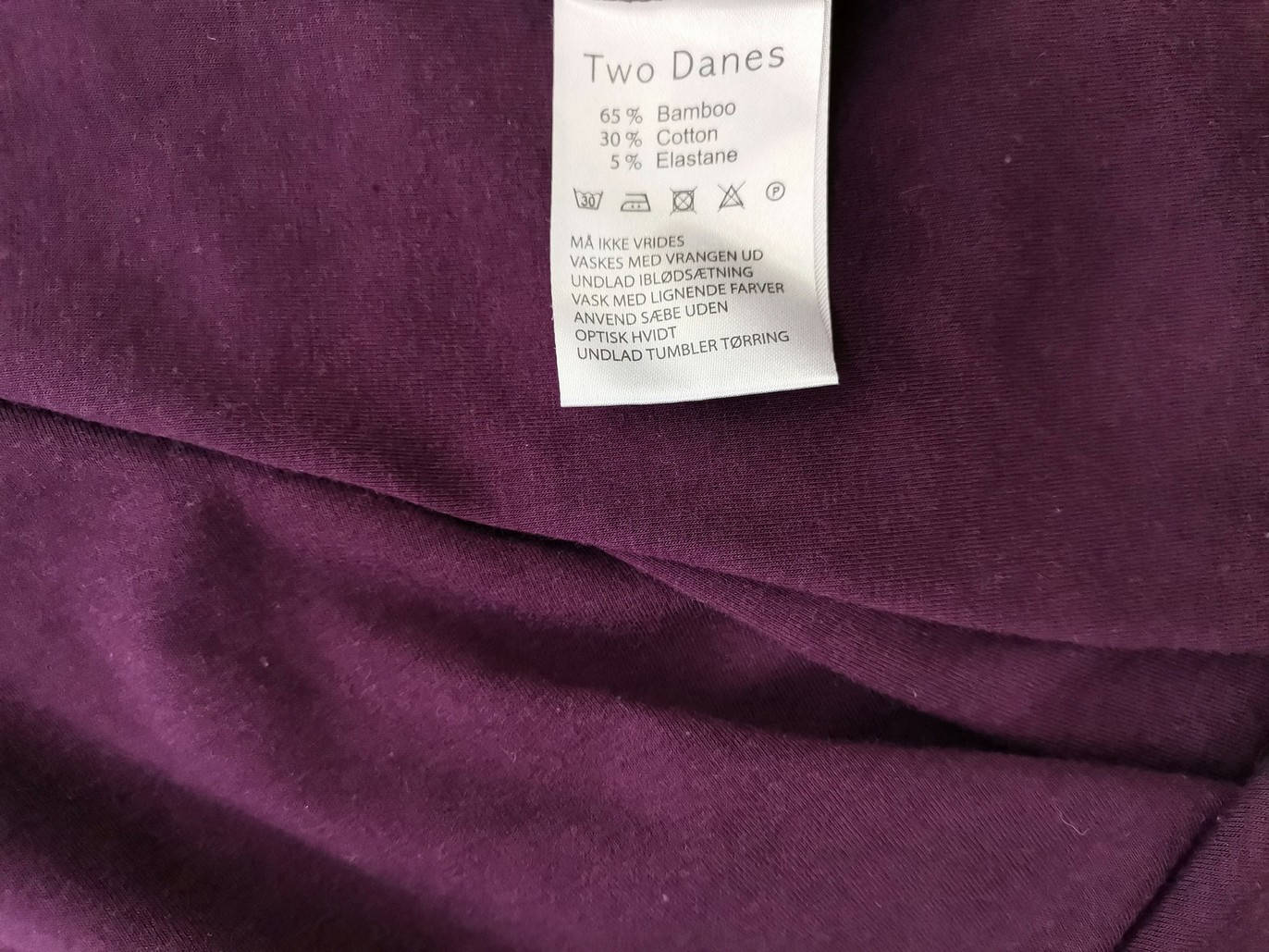 TWO DANES Rozmiar M Kolor Fioletowy Spódnica Maxi Długa Materiał Bambus