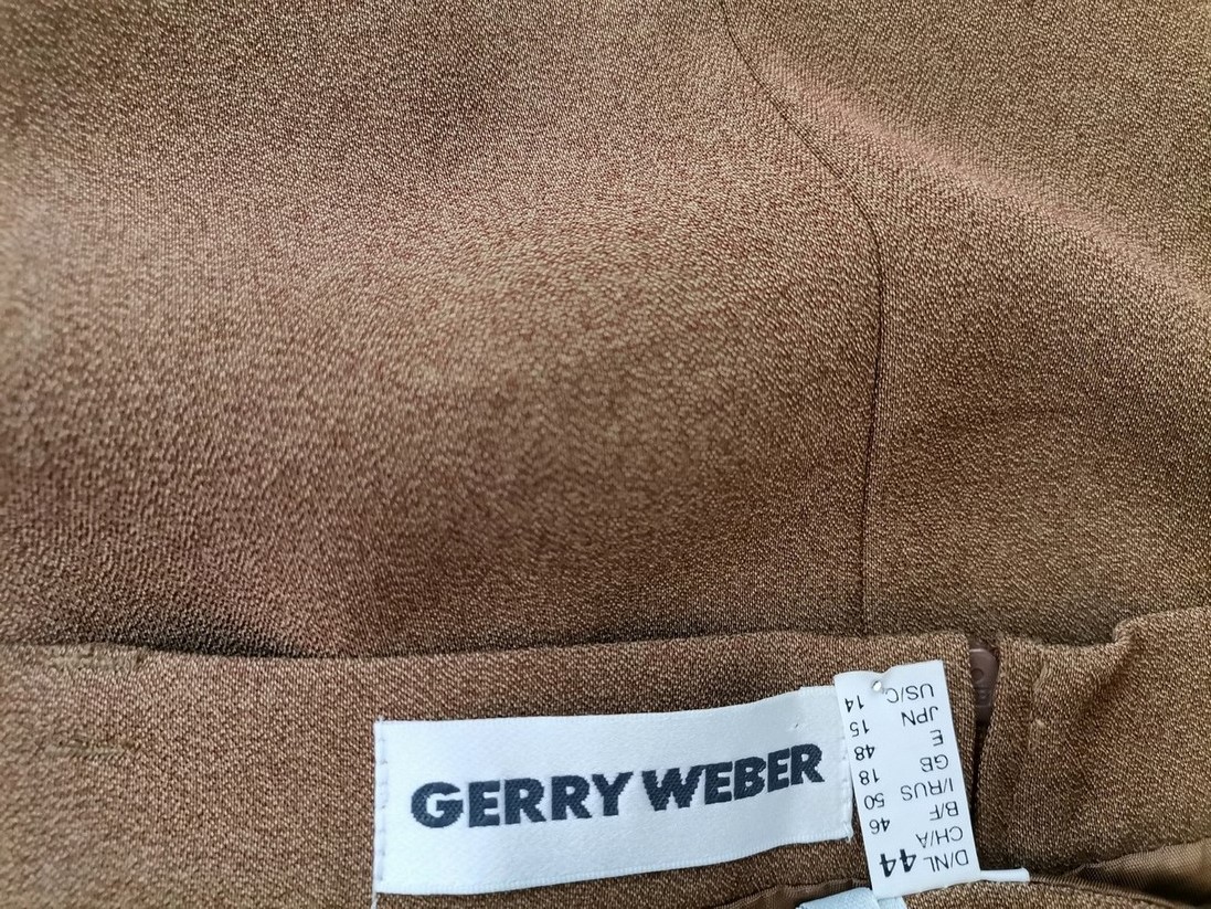 Gerry weber Rozmiar 44 Kolor Brązowy Spódnica Prosta i Ołówkowa Midi