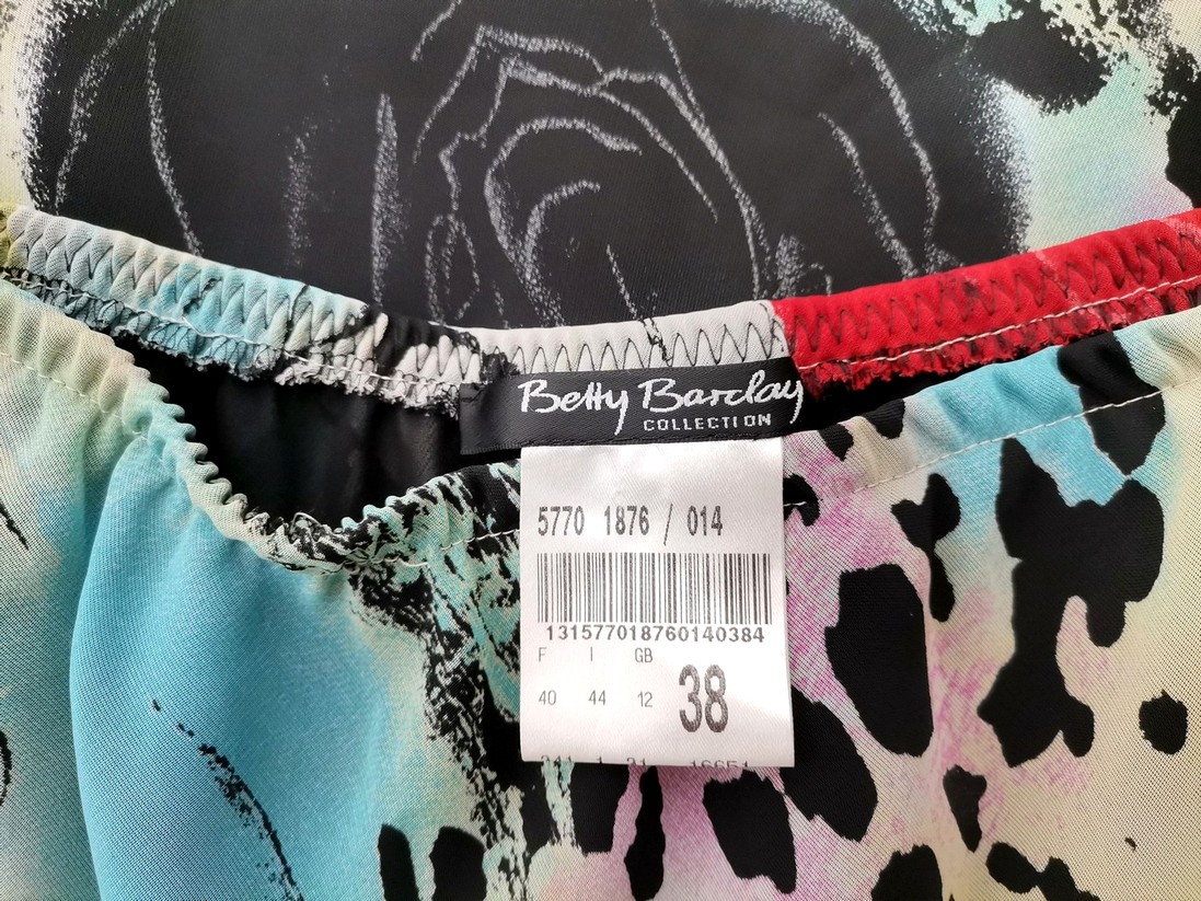 IMG_20220829_113850.jpg BETTY BARCLAY Rozmiar 38 Kolor Niebieski A-Line Spódnica Midi