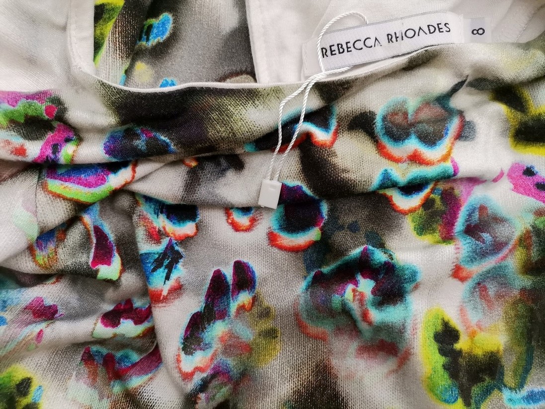 Rebecca Rhoades Rozmiar 8 (36) Kolor Szary Crew Neck Sukienka Bodycon Długi rękaw Midi Rebecca Rhoades Rozmiar 8 (36) Kolor Szary Crew Neck Sukienka Bodycon Długi rękaw Midi
