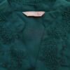 awear Rozmiar 10 (38) Kolor Szmaragdowy Split Crew Neck Tunika Bluzka Rękaw 3/4