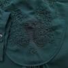 awear Rozmiar 10 (38) Kolor Szmaragdowy Split Crew Neck Tunika Bluzka Rękaw 3/4
