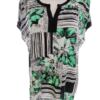 Gerry weber Rozmiar 46/48 Kolor Czarny Split Crew Neck Bluzka Krótki rękaw