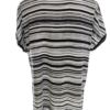 Gerry weber Rozmiar 46/48 Kolor Czarny Split Crew Neck Bluzka Krótki rękaw