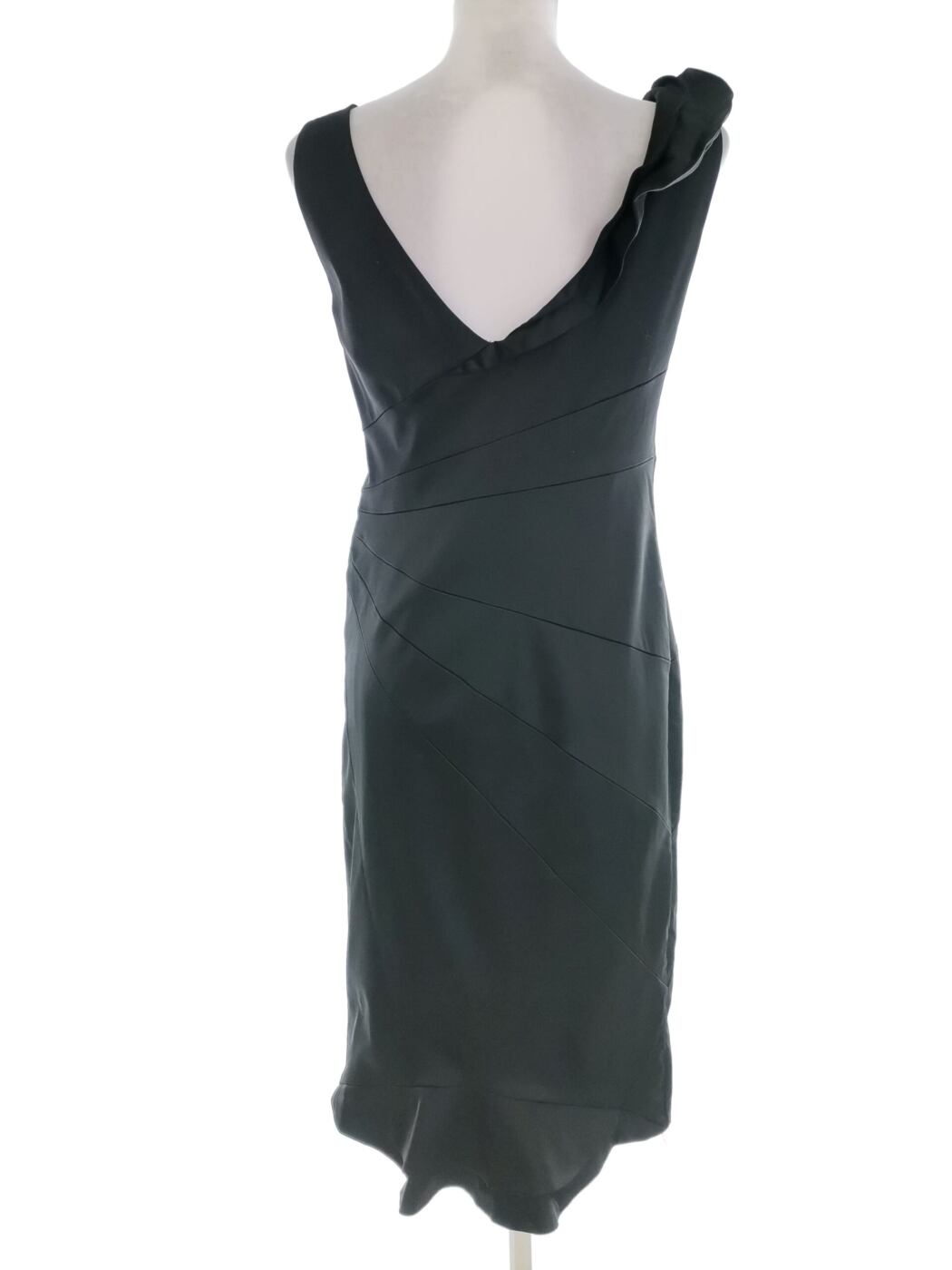 Coast Rozmiar 12 (38) Kolor Czarny W serek Sukienka Bodycon Bezrękawnik Midi Coast Rozmiar 12 (38) Kolor Czarny W serek Sukienka Bodycon Bezrękawnik Midi