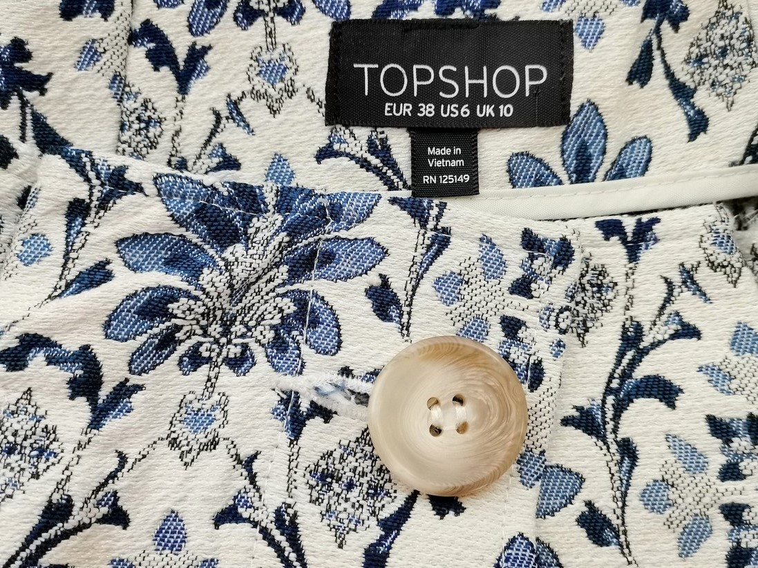IMG_20220906_132822.jpg Topshop Rozmiar 38 Kolor Biały Spódnica Mini Krótka