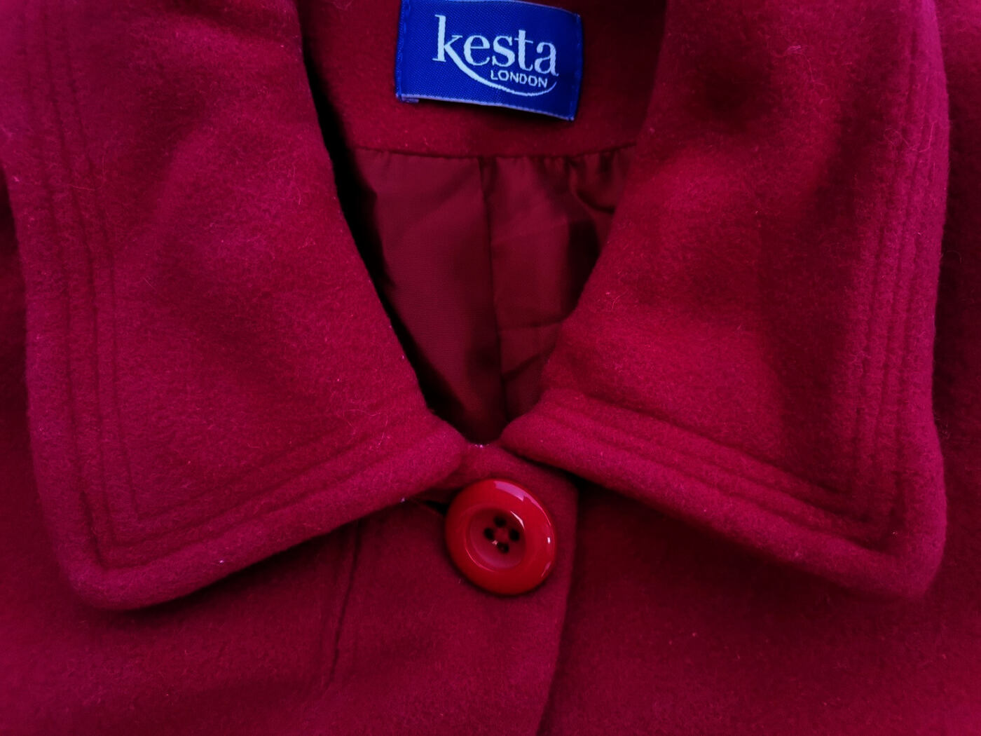 IMG_20220907_105456.jpg kesta LONDON Rozmiar 16 (42) Kolor Fuksja Płaszcz Długi rękaw Materiał Dziewicza Wełna