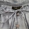 Zero Rozmiar 38 Kolor Niebieski Keyhole Crew Neck Bluzka Zapinana Krótki rękaw Materiał Bawełna 100%