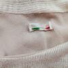 Italy Rozmiar 38/40 Kolor Beżowy Okrągły dekolt Tunika Bluzka Dzianina Długi rękaw