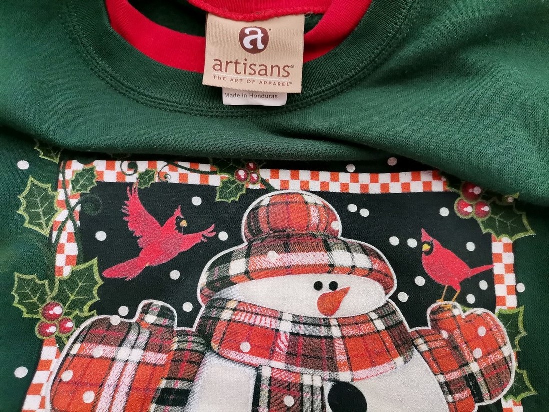 IMG_20220908_113023.jpg Artisans Rozmiar XXL Kolor Zielony Męski Sweter Długi rękaw Materiał Bawełna