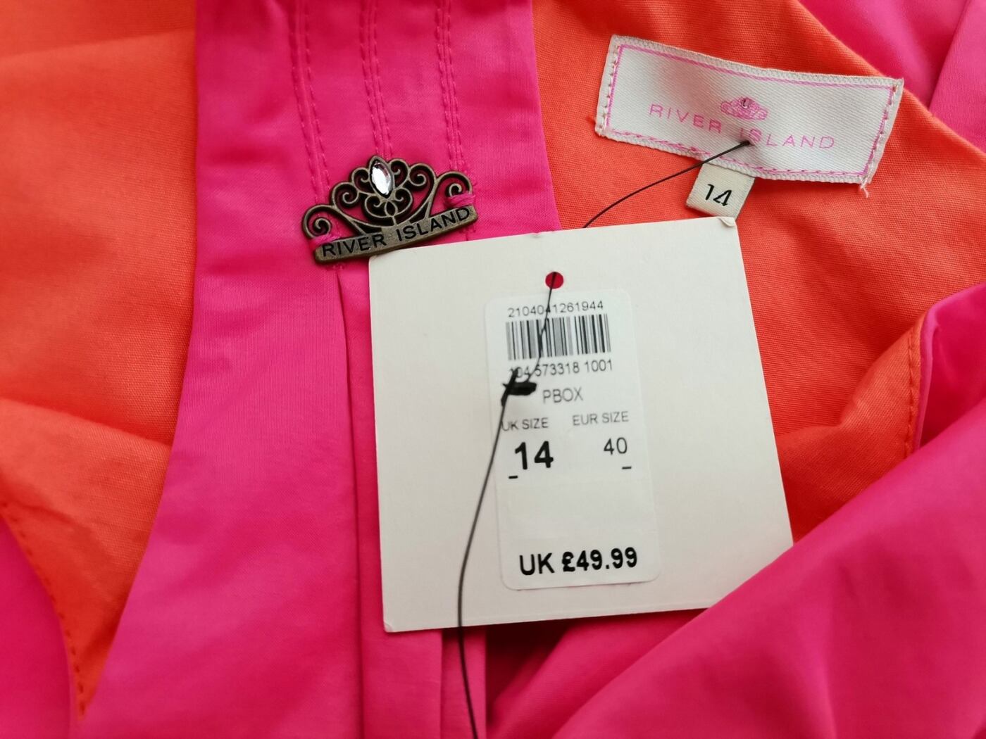 River island Rozmiar 14 (40) Kolor Różowy Na Jedno Ramię Suknia Balowa Sukienka Wieczorowa Bezrękawnik Do Kolan Materiał Bawełna River island Rozmiar 14 (40) Kolor Różowy Na Jedno Ramię Suknia Balowa Sukienka Wieczorowa Bezrękawnik Do Kolan Materiał Bawełna