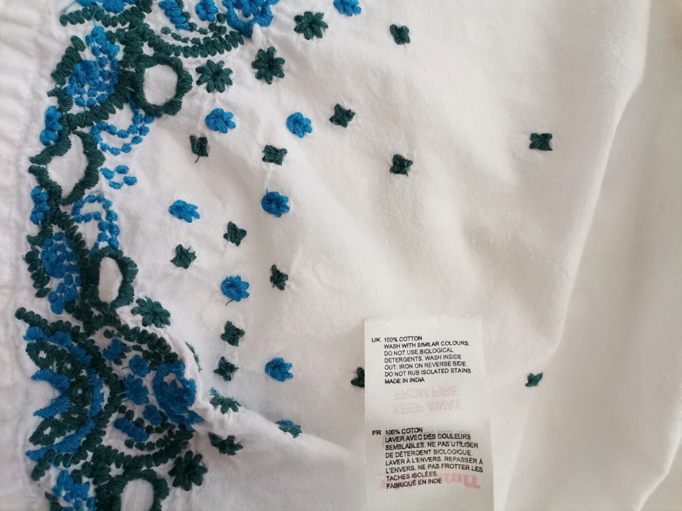 White stuff Rozmiar 8 (36) Kolor Biały Okrągły dekolt Tunika Bluzka Krótki rękaw Materiał Bawełna 100% White stuff Rozmiar 8 (36) Kolor Biały Okrągły dekolt Tunika Bluzka Krótki rękaw Materiał Bawełna 100%