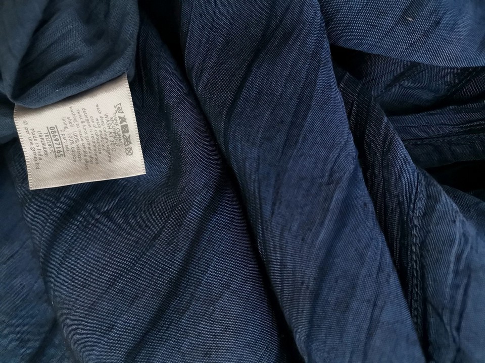 Rozmiar 10 (38) Kolor Niebieski Spódnica Maxi Długa Materiał Wiskoza 100%