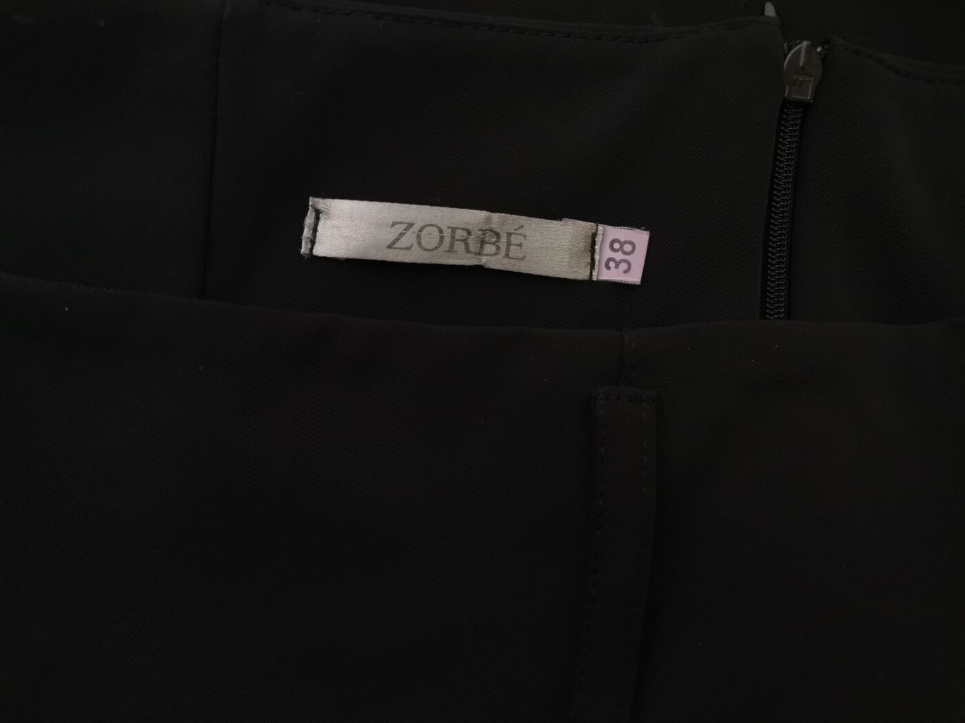 Zorbe Rozmiar 38 Kolor Czarny A-Line Spódnica Do Kolan