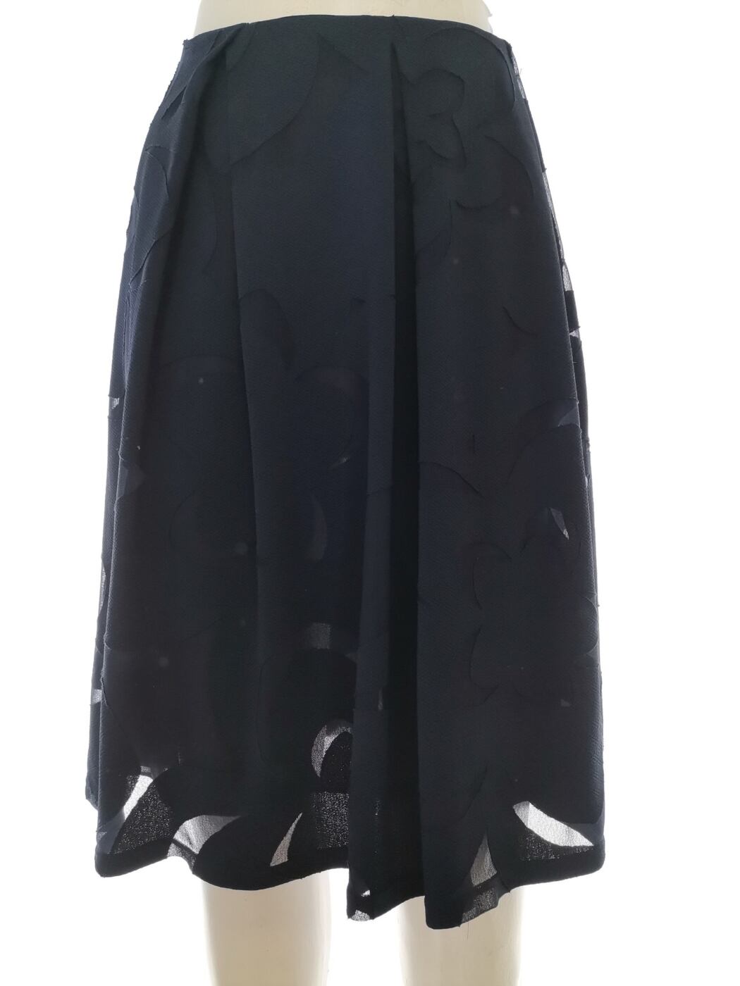 Emporio Armani Rozmiar 42 Kolor Granatowy A-Line Spódnica Do Kolan