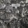 Turnover Rozmiar 38 Kolor Kremowy Paisley Keyhole Crew Neck Bluzka Długi rękaw Materiał Jedwab 100%