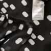 Hanna Rozmiar 2XL Kolor Czarny Geometryczny Split Crew Neck Bluzka Rękaw 3/4