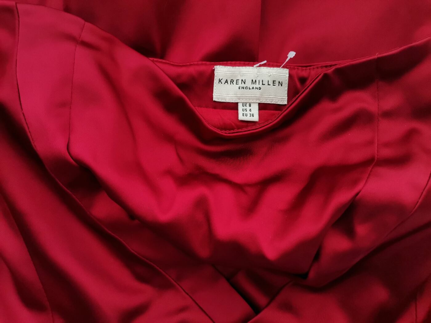 Karen MILLEN Rozmiar 8 (36) Kolor Bordowy Dekolt Serce Suknia Balowa Sukienka Wieczorowa Bezrękawnik Do Kolan Karen MILLEN Rozmiar 8 (36) Kolor Bordowy Dekolt Serce Suknia Balowa Sukienka Wieczorowa Bezrękawnik Do Kolan