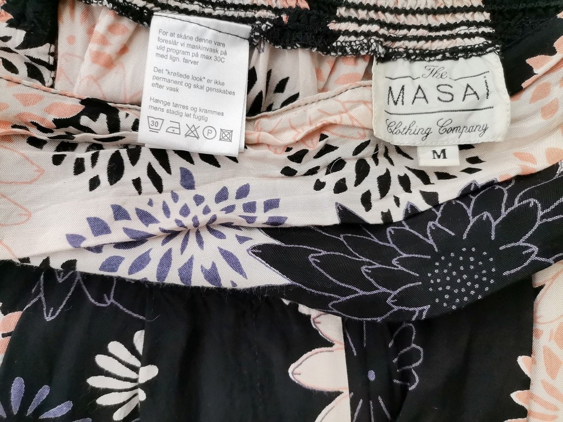 IMG_20220915_125212.jpg The Masai Rozmiar M Kolor Czarny Spodnie Casual Materiał Wiskoza 100%