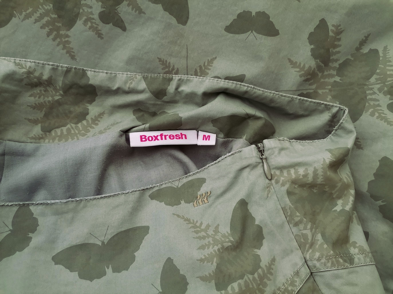 Boxfresh Rozmiar M Kolor Zielony Spódnica Rozkloszowana Midi Materiał Bawełna 100%