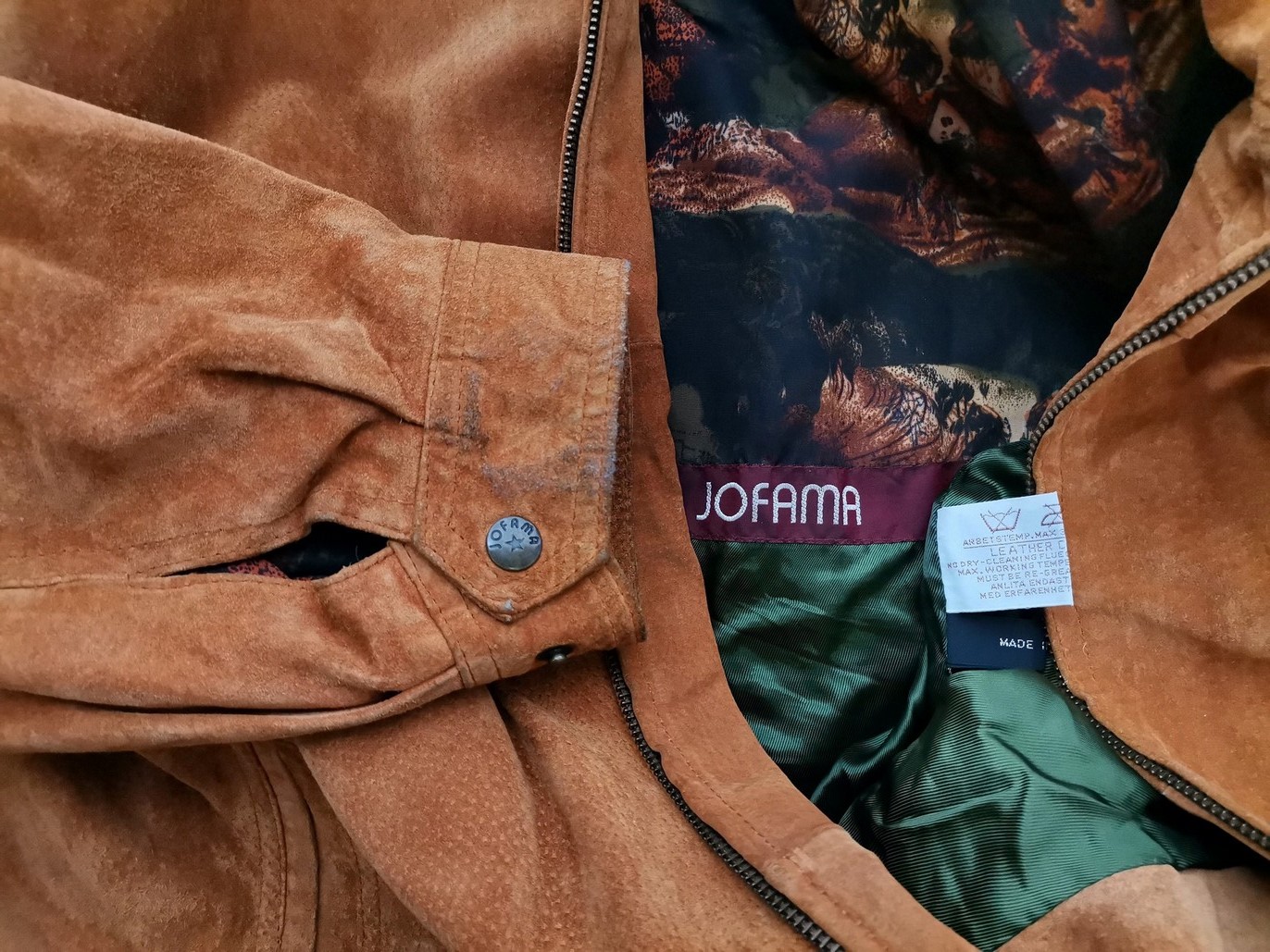 Jofama Rozmiar 50 (XL) Kolor Brązowy Kurtka męska Długi rękaw