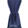 Ted Baker Rozmiar 2 (36) Kolor Niebieski Crew Neck Tunika Popover Bluzka Bezrękawnik Materiał Jedwab