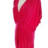 Lane Bryant Rozmiar 18/20 (46/48) Kolor Różowy W serek Tunika Bluzka Krótki rękaw Materiał Rayon