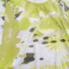 Vintage Rozmiar 42/44 Kolor Zielony Floral Owoce Okrągły dekolt Tunika Bluzka Krótki rękaw