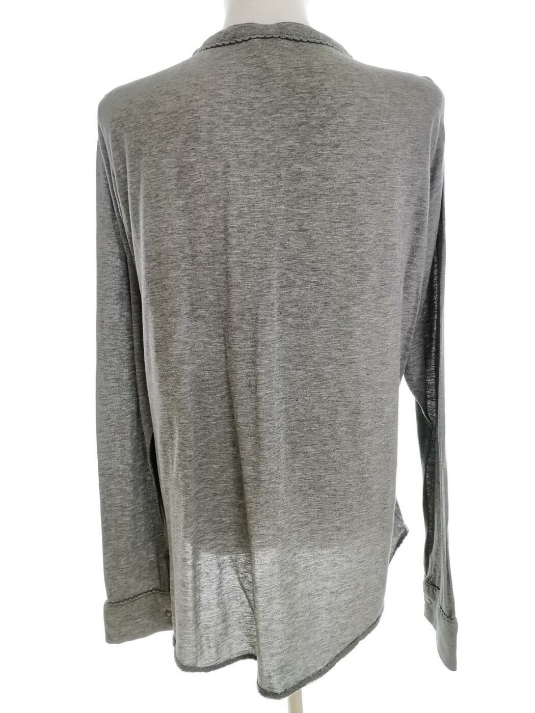 InWear Rozmiar XL Kolor Szary Okrągły dekolt Tunika Popover Bluzka Długi rękaw Materiał Bawełna 100% InWear Rozmiar XL Kolor Szary Okrągły dekolt Tunika Popover Bluzka Długi rękaw Materiał Bawełna 100%