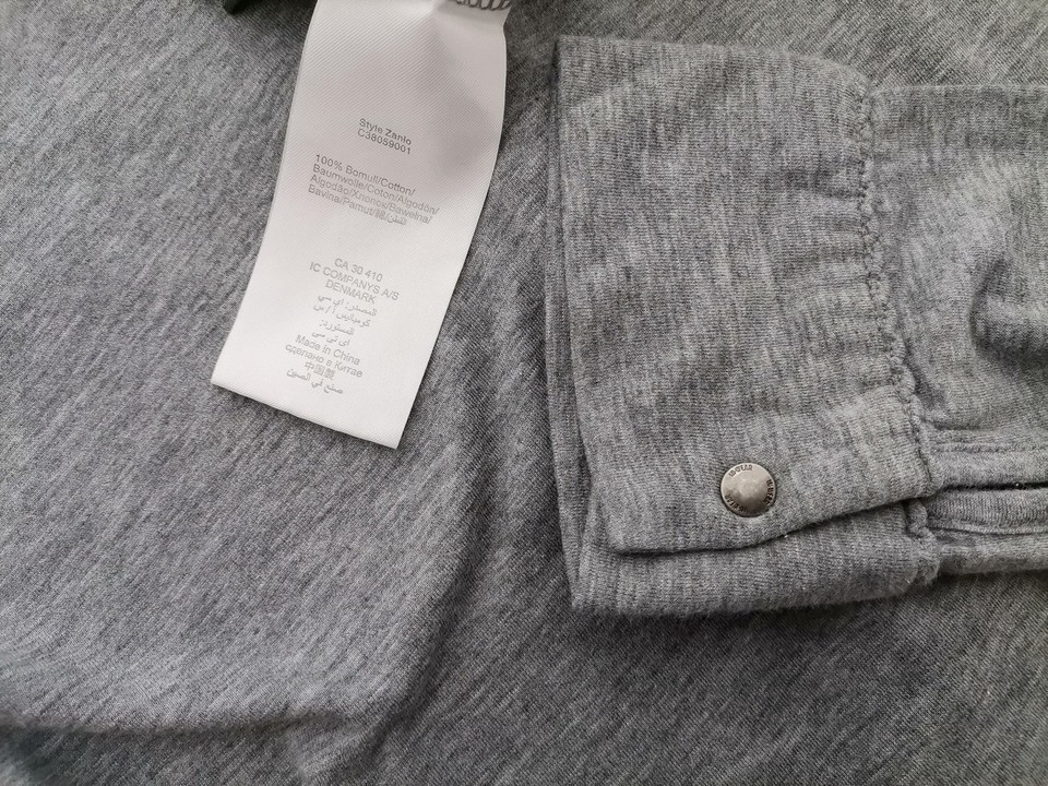 InWear Rozmiar XL Kolor Szary Okrągły dekolt Tunika Popover Bluzka Długi rękaw Materiał Bawełna 100% InWear Rozmiar XL Kolor Szary Okrągły dekolt Tunika Popover Bluzka Długi rękaw Materiał Bawełna 100%
