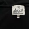 The Masai Rozmiar M Kolor Czarny Okrągły dekolt Tunika Bluzka Rękaw 3/4 Materiał Wiskoza