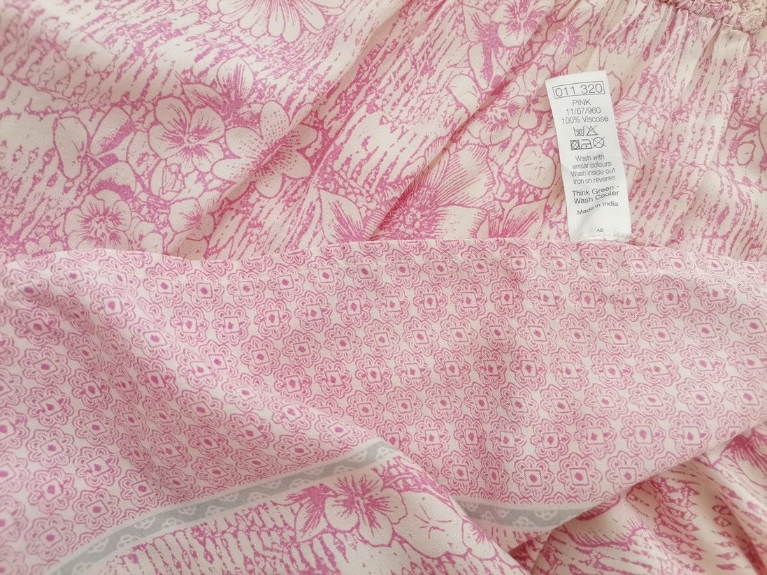 M&Co Rozmiar 16 (44) Kolor Różowy Okrągły dekolt Tunika Popover Bluzka Rękaw 3/4 Materiał Wiskoza 100% M&Co Rozmiar 16 (44) Kolor Różowy Okrągły dekolt Tunika Popover Bluzka Rękaw 3/4 Materiał Wiskoza 100%