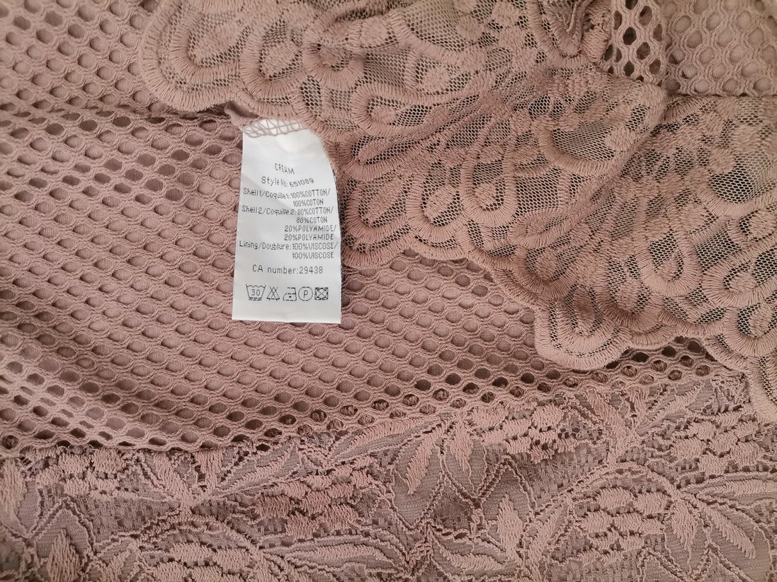 IMG_20220922_110130.jpg Cream Rozmiar S Kolor Brązowy Spódnica Prosta i Ołówkowa Do Kolan Materiał Bawełna 100%