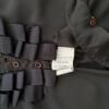 Maison scotch Rozmiar 2 (40) Kolor Szary Keyhole Crew Neck Bluzka Popover Guziki Krótki rękaw