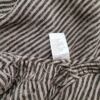 Vintage Rozmiar 50/52 Kolor Szary Pasy Kwadratowy dekolt Tunika Bluzka Rękaw 3/4 Materiał Wiskoza 100%