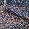 Pepe jeans Rozmiar S Kolor Niebieski Roślinny Liście W serek Bluzka Krótki rękaw