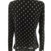 MISS MAYA Rozmiar S Kolor Czarny Romby Crew Neck Bluzka Zapinana Długi rękaw Materiał Wiskoza 100%
