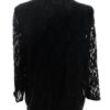 Isolde Rozmiar L Kolor Granatowy Split Crew Neck Bluzka Rękaw 3/4 Materiał Bawełna