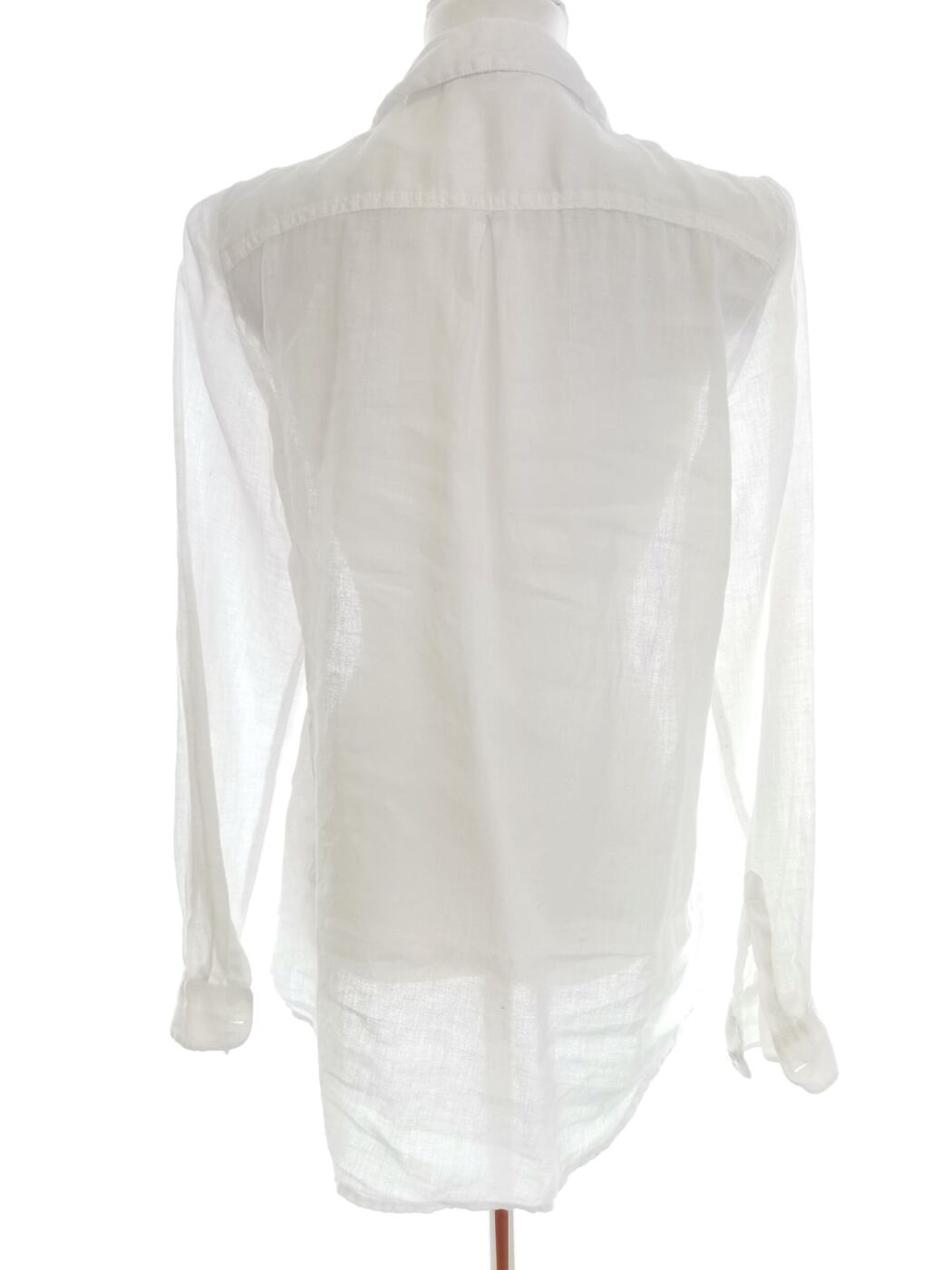 Design by KAPPAhl Rozmiar 36 Kolor Biały Kołnierz Tunika Popover Bluzka Długi rękaw Materiał Len 100% Design by KAPPAhl Rozmiar 36 Kolor Biały Kołnierz Tunika Popover Bluzka Długi rękaw Materiał Len 100%
