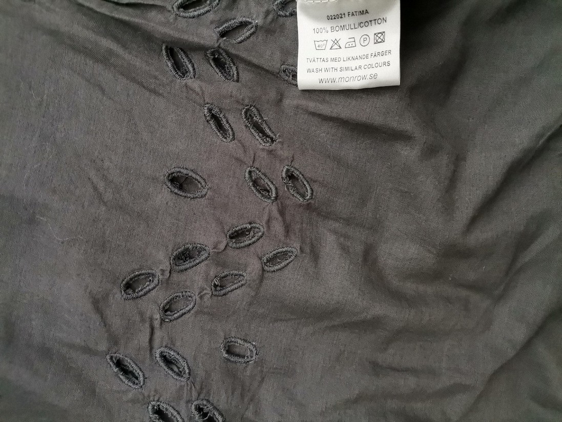 Monrow Rozmiar L Kolor Szary Crew Neck Tunika Popover Bluzka Długi rękaw Materiał Bawełna 100% Monrow Rozmiar L Kolor Szary Crew Neck Tunika Popover Bluzka Długi rękaw Materiał Bawełna 100%