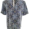 Gant Rozmiar 40 Kolor Niebieski Crew Neck Bluzka Krótki rękaw Materiał Lyocell 100%
