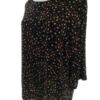 H&m Rozmiar 38 Kolor Czarny Roślinny Liście W łódkę Bluzka Rękaw 3/4 Materiał Wiskoza 100%