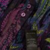 ANN HARVEY Rozmiar 22 (48) Kolor Fioletowy Paisley W serek Tunika Bluzka Rękaw 3/4