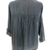 Principles Rozmiar 12 (40) Kolor Niebieski Split Crew Neck Bluzka Zapinana Rękaw 3/4 Materiał Bawełna