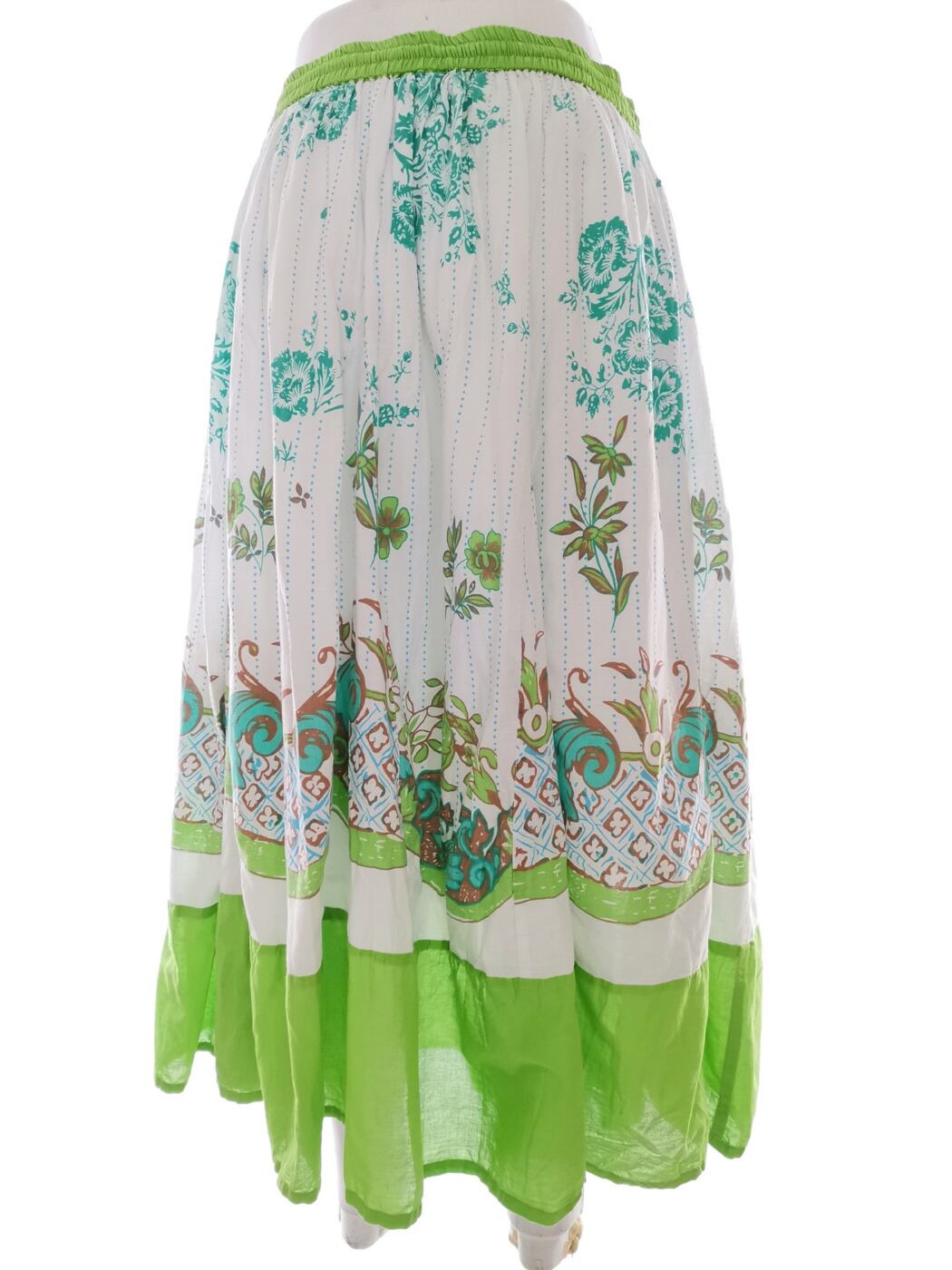 Vintage Rozmiar 42/44 Kolor Zielony Spódnica Maxi Długa